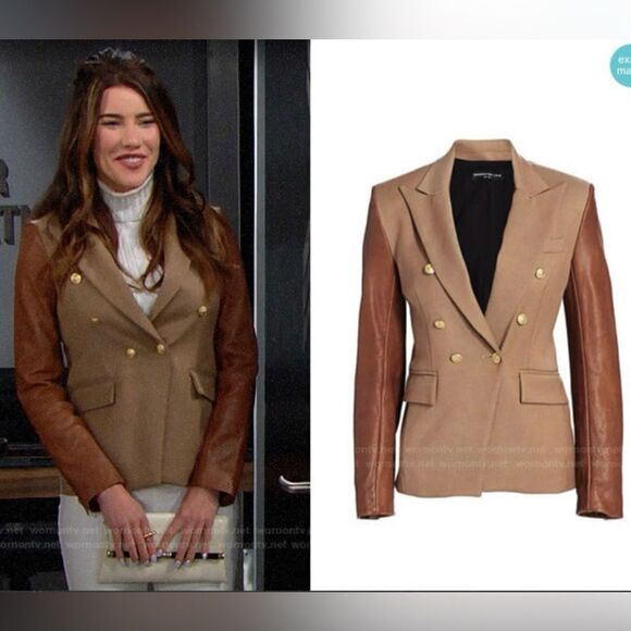 NWT Generation Love Enzo Blazer Camel Tan Small - Picture 11 of 14